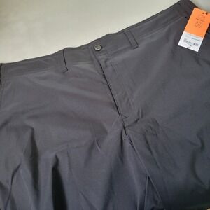 Foundry Active Men's 46x10‎ Polyester Solid Black Golf Hiking Running Shorts NWT